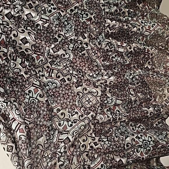 Ruby Rd. Women's 2X dress. Green print lined polyester flowie. Great con… - Picture 4 of 6